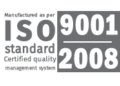 AquaControl work in partnerhsip with ISO 9001 2008 certified manufacturers